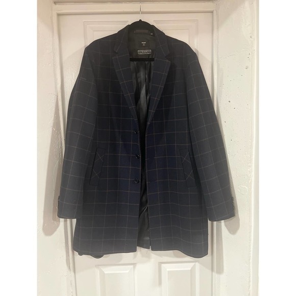 SUPERDRY Men’s Minimalist Preppy Wool Blend Coat XL - Picture 3 of 10